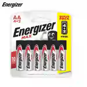 Pin tiểu Energizer Max AA (4+2 viên/vỉ) E91 BP4+2