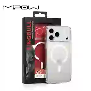 Ốp lưng iPhone Air MIPOW Tempered Glass with MagSafe Transparent
