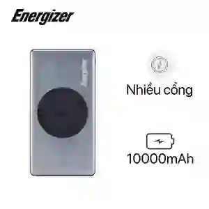 Pin dự phòng Energizer 10.000 mAh hỗ trợ sạc không dây 5W (QE10000)