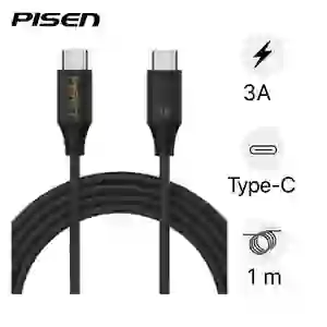 Cáp sạc nhanh 1m Pisen Type-C to Type-C