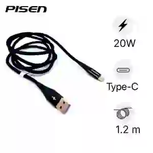 Cáp sạc Type-C to C 1.2m Pisen Pro SuperCharge