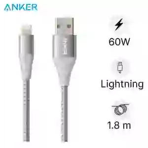 Cáp sạc Lightning bọc dù 1.8m Anker PowerLine+ II (A8453)
