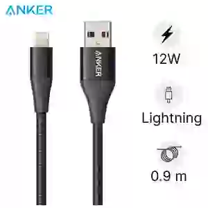 Cáp sạc Lightning 0.9m Anker PowerLine+ II (A8452)