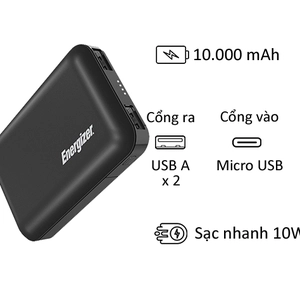 Pin sạc dự phòng Energizer 10.000 mAh (UE10042)