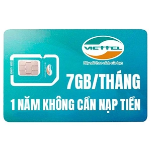 SIM 4G VIETTEL D900 7GB/THÁNG/12 THÁNG