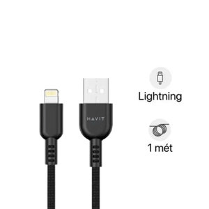 Cáp sạc Havit USB-A to Lightning 1m JS314