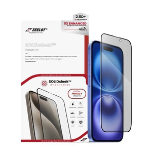 Apple iPhone 16 dán va đập chống nhìn trộm Zeelot Solidleek Privacy cao cấp