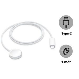 Sạc nhanh Apple Watch USB-C dây dù 1M MT0H3VN/A-Trắng