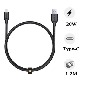 Cáp sạc Type-C bọc nylon 1.2m AUKEY CB-AC1