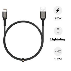 Cáp sạc Lightning 1,2m bọc dù AUKEY CB-AKL1