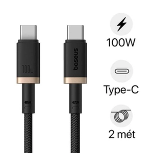 Cáp Baseus Dura Series Usb-C to C 100w dài 2m