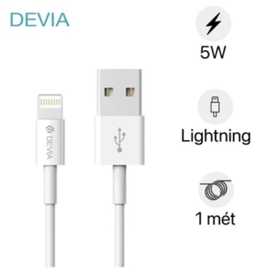 Cáp Devia Kintone Series Lightning USB 1M Trắng