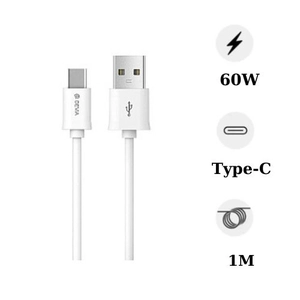 Cáp Devia Kintone Series Type-C 1m Trắng