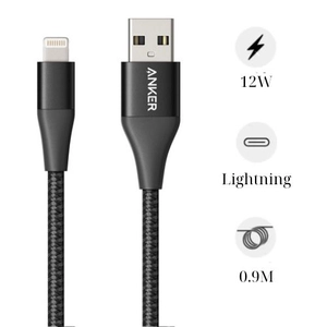 Cáp sạc Lightning 0.9m Anker PowerLine+ II (A8452)