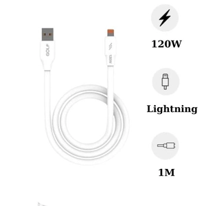 Cáp sạc Golf USB-A to Lightning sạc nhanh 120W GC-98I 1M