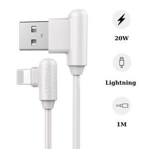 Cáp sạc Lightning 1m Pisen Powerteen