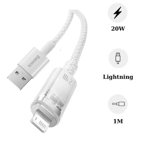 Cáp sạc nhanh tự ngắt Baseus Explorer Series USB-A to Lightning 1M