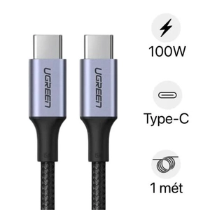 Cáp Ugreen 100W USB-C to Type-C 1M 70427