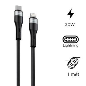 Cáp Trusmi Usb-C to Lightning Silicone PD 20w dài 1m