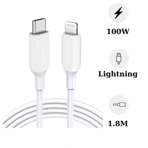 Cáp sạc Type-C to Lightning Anker PowerLine III 1.8m (A8833)
