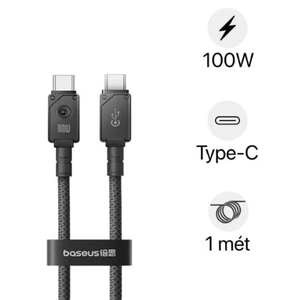 Cáp Baseus Unbreakable Series Type-C to Type-C 100W 1M