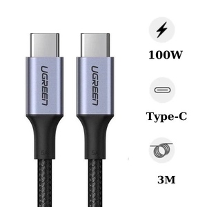 Cáp UGreen USB-C to C 3m PD 100W 90120