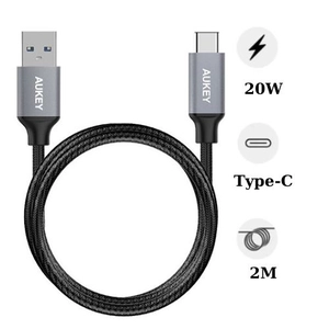 Cáp sạc USB-C 2m Aukey CB-CD3 (JC.253.B)