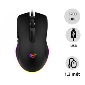 Chuột Gaming có dây HAVIT MS72 RGB LED