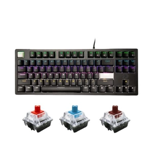 Bàn Phím Cơ Có Dây Dareu Ek87 V2 Multi Led Đen