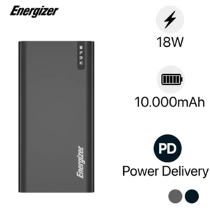 Pin Sạc dự phòng Energizer 3 cổng 2 USB-A & PD 10.000MAH - UE10047