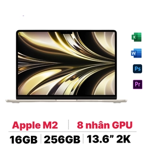 Apple Macbook Air M2 2022 16GB 256GB I Chính hãng Apple Việt Nam