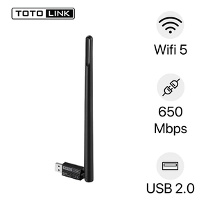 Linh kiện USB Wi-Fi TOTOLINK băng tần k chuẩn (AC650)