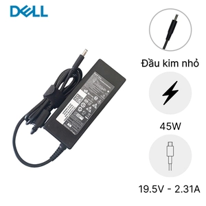 Sạc Laptop Dell 19.5V 2.31A 45W - Đầu kim nhỏ