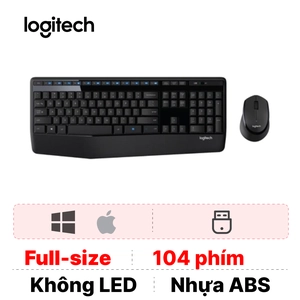 Combo bàn phím + chuột không dây Logitech MK345