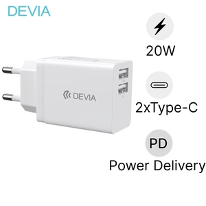 Củ sạc Devia 2 cổng USB Smart Series