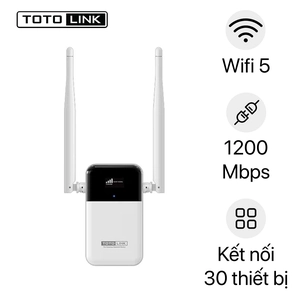 Linh kiện Bộ kích sóng Wi-Fi TOTOLINK băng tần k AC1200 EX1200L