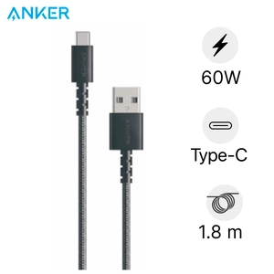 Cáp Anker Powerline Select+ USB-C 2.0 (6FT/1.8M) A8023