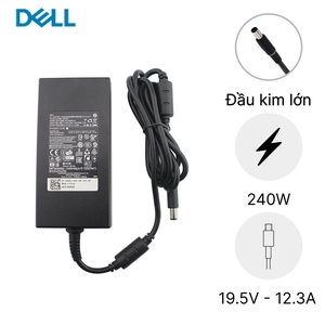 Sạc Laptop Dell 19.5V 12.3A 240W - Đầu kim lớn