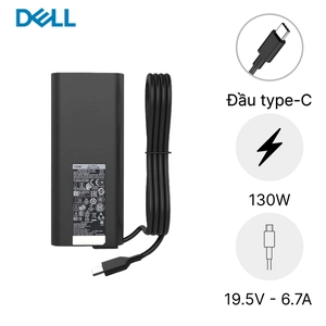 Sạc Laptop Dell 19.5V 6.7A 130W - Đầu Type C