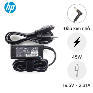 Sạc Laptop HP 19.5V 2.31A 45W - Đầu kim nhỏ