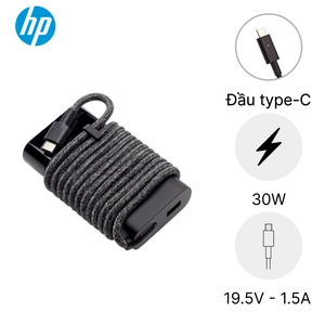 Sạc Laptop HP 19.5V 1.5A 30W - Đầu Type C