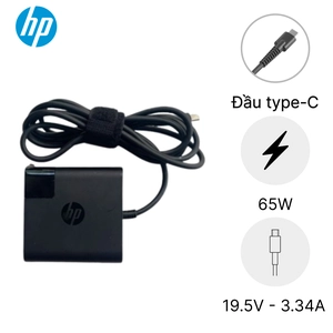 Sạc laptop HP 19.5V - 3.34A 65W đầu Type C