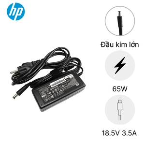 Sạc Laptop HP 18.5V 3.5A 65W - Đầu kim lớn