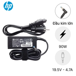 Sạc Laptop HP 19.5V 4.7A 90W - Đầu kim lớn