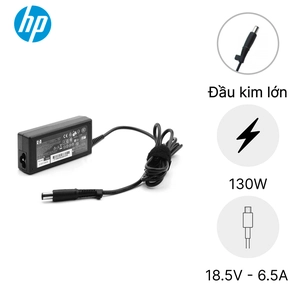 Sạc Laptop HP 18.5V 6.5A 130W - Đầu kim lớn