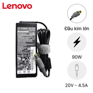 Sạc Laptop Lenovo 20V 4.5A 90W - Đầu kim lớn