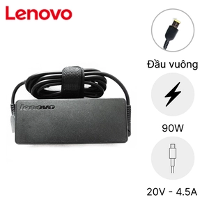 Sạc Laptop Lenovo 20V 4.5A 90W - Đầu vuông