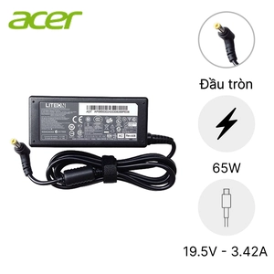Sạc Laptop Acer 19.5V 3.42A 65W - Đầu lớn