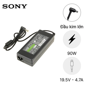 Sạc Laptop Sony 19.5V 4.7A 90W - Đầu kim lớn