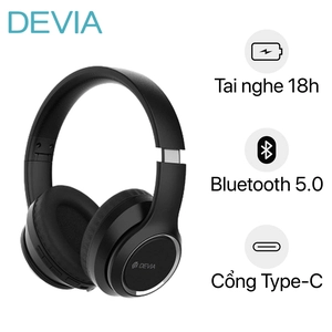 Tai nghe chụp tai Devia Kintone Đen